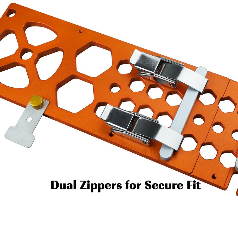 ViewReal Track Saw Square Guide Rail Accessory,Guide Rail Square,Enhanced Stability for Festool & Makita Rails, Easy-Attach Design for Accurate Woodworking(Orange Updated) - Image 4
